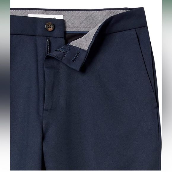 - Amazon Essentials Men's Slim-Fit Flat-Front Dress Pant 32X29L - Picture 4 of 5